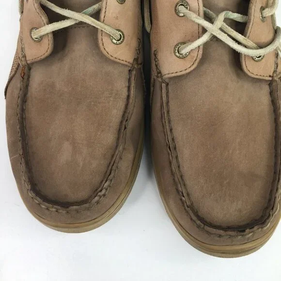 Leather TOMMY BAHAMA Clove With Sisal TB-238 BOAT DECK LOAFERS Shoes Men…
